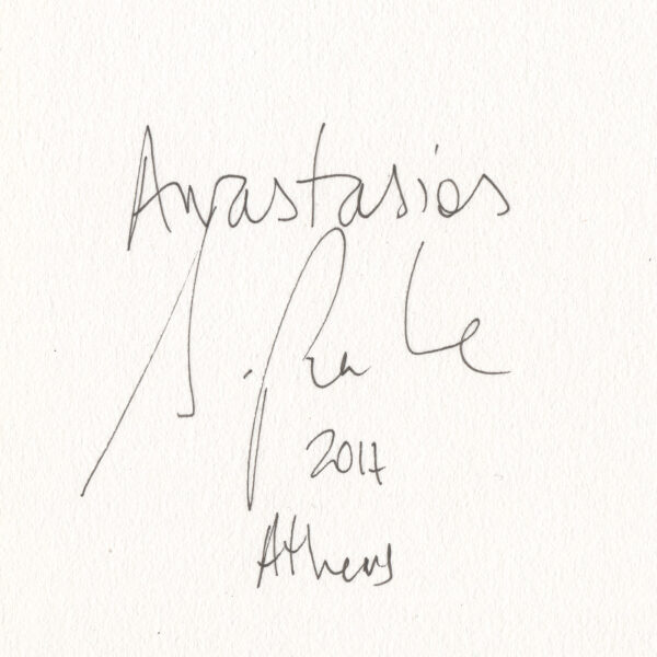 Anastasios / Signature verso