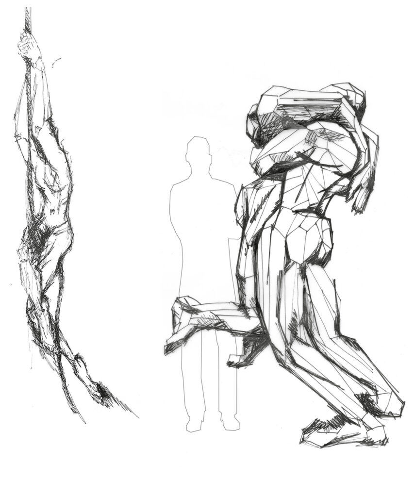 croquis Les Métamorphes